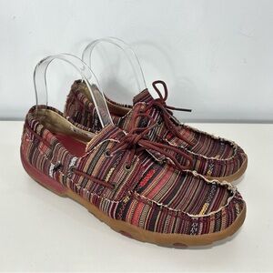 Twisted X Striped Loafers